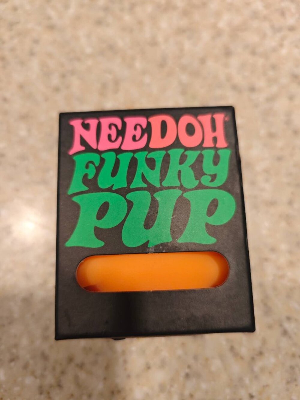 NeeDoh Funky Pup Novelty Fidget Toy - Orange - Picture 2 of 2